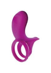 Xocoon XoCoon Couples Stimulator Ring (Fuchsia), stimulační penis kroužek s vibrací