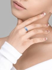 Preciosa Něžný stříbrný prsten Life s kubickou zirkonií Preciosa Viva 5352 70 (Obvod L (56 - 59 mm))