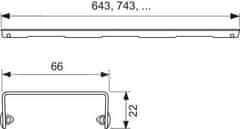 Tece TECEdrainline rošt "basic" 150cm LESK 601510 - Tece