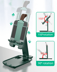 KN Univerzalní stolní držák na telefon Barva: bílá
