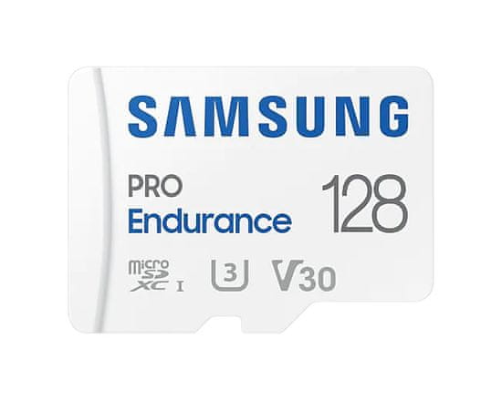 Samsung PRO Endurance/micro SDXC/128GB/100MBps/UHS-I U3 / Class 10/+ Adaptér