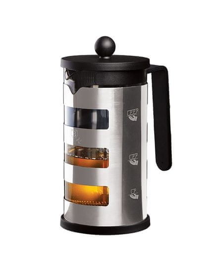 Berlingerhaus Konvice na čaj a kávu french press 600 ml Black Silver Collection