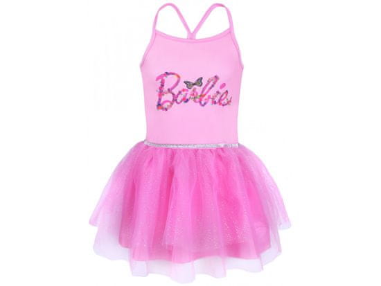 sarcia.eu Růžové šaty ve stylu baleríny s brokátovým tylem Barbie 3-4 let 104 cm