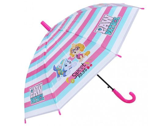 sarcia.eu Dětský deštník s barevnými pruhy s motivem Paw Patrol