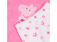 sarcia.eu Peppa Pig, Dívčí fleecové pyžamo růžové a bílé OEKO-TEX 6-8 let 116-128 cm