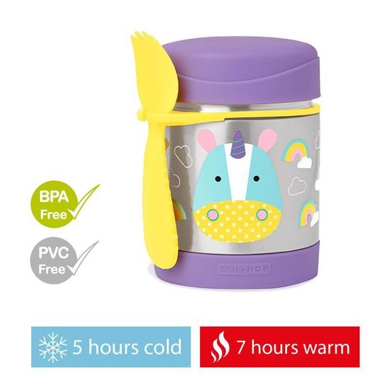 Skip hop Zoo Termoska na jídlo se lžičkou/vidličkou Jednorožec 325 ml, 3r+