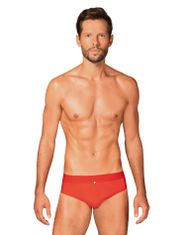 Obsessive Pánské slipy Boldero briefs red - Obsessive červená S/M