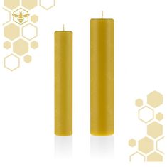 Ami Honey Přírodní svíčka ze včelího vosku Čmelák zemní 200 mm