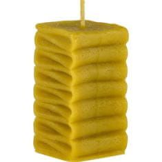 Ami Honey Přírodní svíčka ze včelího vosku Ručník 80 mm