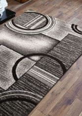 4sleep Kusový koberec PANAMERO 06 kruhy Do 0,9cm 60/60/110 PANAMERO Geometrické tvary 160x220 Šedá
