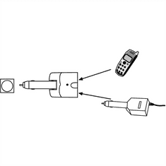 Hama rozdvojka konektoru cigaretového zapalovače