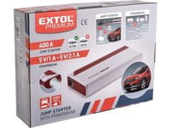 Extol Premium Jump startér (8897320) 400A, pro benzínové motory, powerbanka 5V