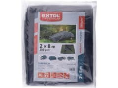 Extol Premium Nepromokavá plachta (8878202) 200g/m2, 2x8m, PE