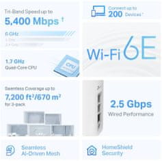 TP-Link Deco XE75 Pro, 3ks