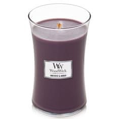 Woodwick velká svíčka Amethyst & Amber 609.5 g