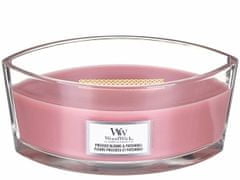 Woodwick svíčka loď Pressed Blooms & Patchouli 453.6 g