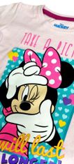 Eplusm Dívčí tričko s dlouhým rukávem "Minnie Mouse" růžová 122 / 6–7 roků Růžová