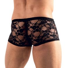 SvenjoymentUnderwear Svenjoyment Lace Pants (Black), pánské boxerky z krajky 2XL (XXL)