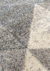 4sleep Kusový koberec VISTA 01 šedý Šedá 240x330 Geometrické tvary 1cm až 1,9cm VISTA 50/50/130