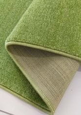 4sleep Kusový koberec PORTOFINO zelené Zelená 400x500 Jednobarevný 1cm až 1,9cm PORTOFINO 70/70/150