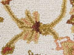 Beliani Vlněný koberec 160 x 230 cm béžový/hnědý EZINE