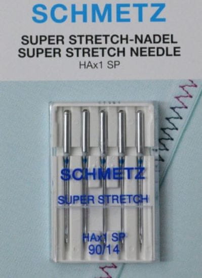 Schmetz Jehly na overlocky HAx1 SP VDS 90 Super Stretch