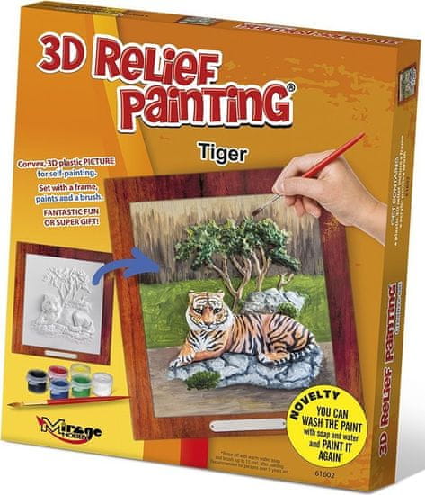 Mirage Hobby  Kreativní sada 3D malování Relief Painting: Jezevčík