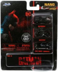 Jada Toys Batman - Sada 3 mini kovových autíček o rozměru 4 cm.