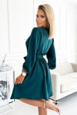 Numoco Dámské společenské šaty Bindy zelená L/XL