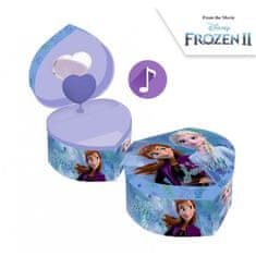 KIDS LICENSING Dětská hrací šperkovnice/box srdíčko DISNEY FROZEN, WD21973