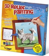 Mirage Hobby  Kreativní sada 3D malování Relief Painting: Jorkšírský teriér