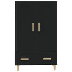 Vidaxl Highboard černý 70 x 31 x 115 cm kompozitní dřevo