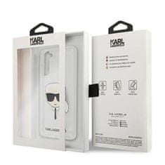 Karl Lagerfeld Kryt Samsung Galaxy S21 Plus Karl Lagerfeld Hardcase Karl`s Head (KLHCS21MKTR) transparentní