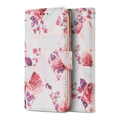 Tech-protect Pouzdro flip Samsung Galaxy A13 4G / LTE Tech-Protect Wallet Floral rose pattern