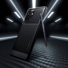 Spigen Kryt Samsung Galaxy S22 Ultra Spigen Rugged Armor Matte černý