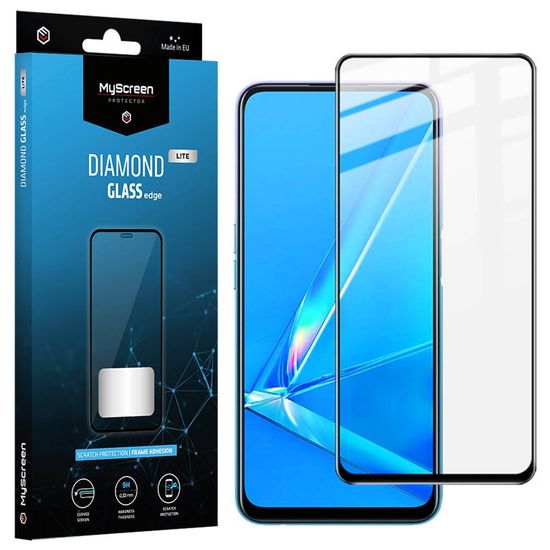 Mercury Jelly Tvrzené sklo 5D Xiaomi Redmi 9T / Poco M3 MyScreen DIAMOND GLASS LITE edge Full Glue černé