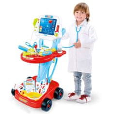 WOOPIE WOOPIE Baby Doctor's Trolley Blue Medical Kit pro děti 17 akc