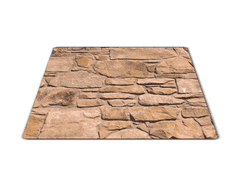 Glasdekor Skleněné prkénko kamenný pískový obklad - Prkénko: 40x30cm