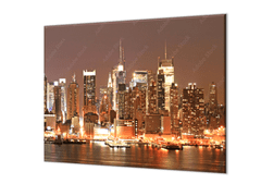 Glasdekor Ochranná deska večerní Manhattan - Ochranná deska: 50x70cm