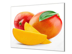 Glasdekor Ochranná deska ovoce mango - Ochranná deska: 50x70cm, Lepení na zeď: Bez lepení na zeď