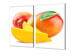 Glasdekor Ochranná deska ovoce mango - Ochranná deska: 50x70cm, Lepení na zeď: Bez lepení na zeď