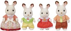 Sylvanian Families Rodina "chocolate" králíků nová - rozbaleno