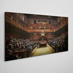 COLORAY.CZ Obraz na plátně Parlament banky 100x50 cm