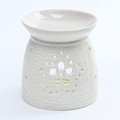 Lampa aroma porcelán 11cm KNIT bílá