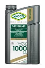 YACCO Motorový olej VX 1000 LL 0W40, 2 l