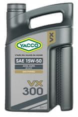 YACCO Motorový olej VX 300 15W50, 5 l