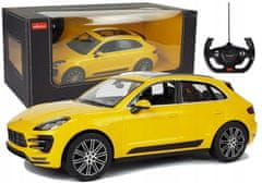 Rastar Auto R / C Porsche Macan Rastar 1:14 Žlutá na dálkové ovládání