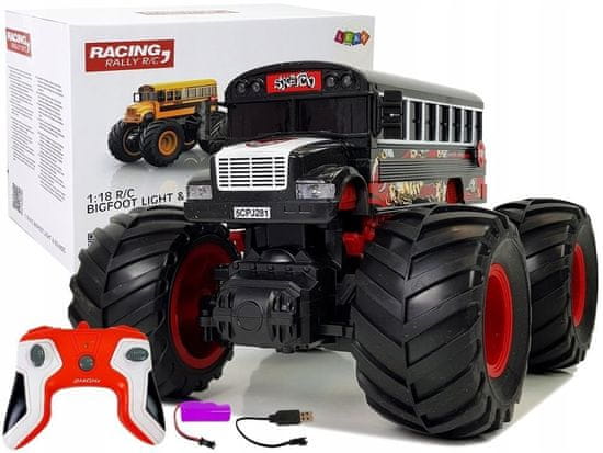 Rastar Bus Big Wheels Remote Controlled 2.4G Sound Vol