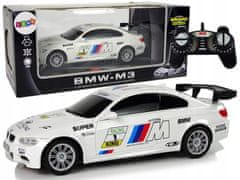 Rastar Sportovní vůz R / C 1:18 BMW- M3 Bílá 2,4 G Světla