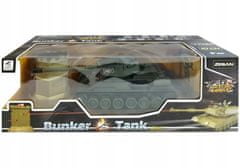 Rastar Tank R / C 1:28 Dálkově ovládaná zelená s bunkrem